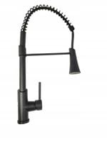 CZARNA BATERIA KUCHENNA WYSOKA ZLEWOZMYWAKOWA