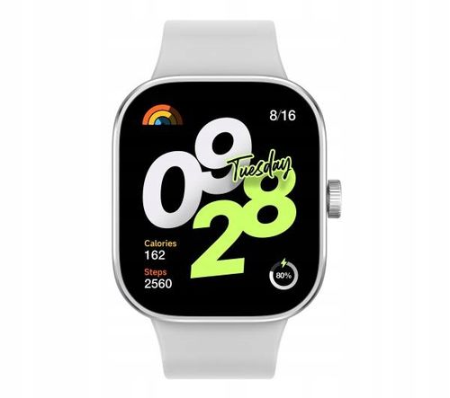 Smartwatch Xiaomi Redmi Watch 4 GPS 1,97" 41mm AMOLED Srebrny na Arena.pl