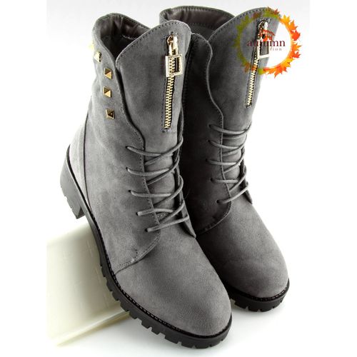 Botki workery szare HX-015 grey r.41 na Arena.pl