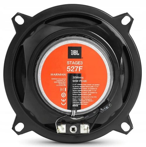 Głośniki samochodowe JBL Stage3 527F 130 mm 200W 3 Ohm 2-drożne na Arena.pl