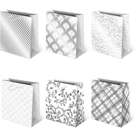 torebki ozdobne 10szt. T-8 AVANTGARDE set 29 Białe  20 x 24 x 11 cm