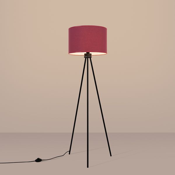 Lampa podłogowa NEVIA burgund zdjęcie 3