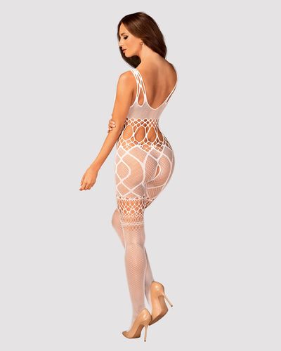 Pikantny Biały Bodystocking G330 Obsessive S/M/L na Arena.pl