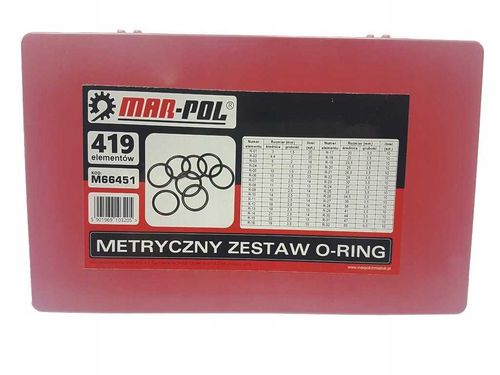 zestaw oringów 419szt. m66451 na Arena.pl