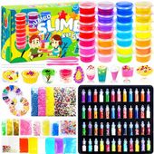SLIME DO ROBIENIA GLUTÓW DUŻY ZESTAW KREATYWNY XXL 28 GLUTKÓW SLAJM