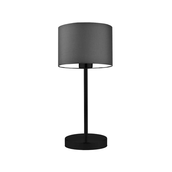 Srebrna lampka nocna z abażurem NICEA zdjęcie 12