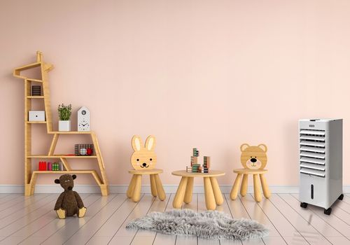 Klimatyzator wodny przenośny HAXON ZAX 4w1 LED nawilżacz pilot + wkłady na Arena.pl