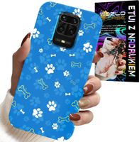 ETUI DO XIAOMI NOTE 9 PRO / 9S - ŁAPKI KOŚCI PIES PATROL WZORY DLA DZIECI