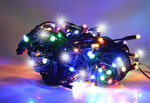 LAMPKI CHOINKOWE LED 500 GRUBY KABEL + Flash 40m na Arena.pl
