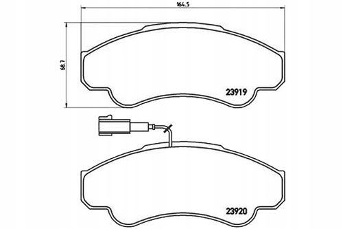 KLOCKI HAM DUCATO/JUMPER 18Q 09 BREMBO na Arena.pl