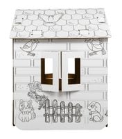 Domek Xxl Z Końmi Kolorowanka 3D Dla Dzieci