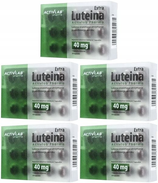 Activlab Luteina Extra 40mg Zdrowy Wzrok 30 kaps zdjęcie 1