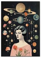 Plakat układ planet portret 61x91 cm