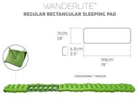 bestway materac karimata pod śpiwór wanderlite large 198x71cm 69616