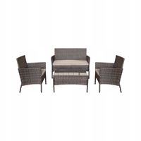 Meble ogrodowe zestaw mebli ogrodowych Rose Brown