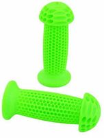 Chwyty rowerowe na kierownicę gumowe dziecięce zielone