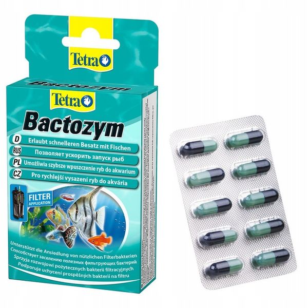Tetra Bactozym Enzymy dla bakterii 10 kapsułek zdjęcie 1