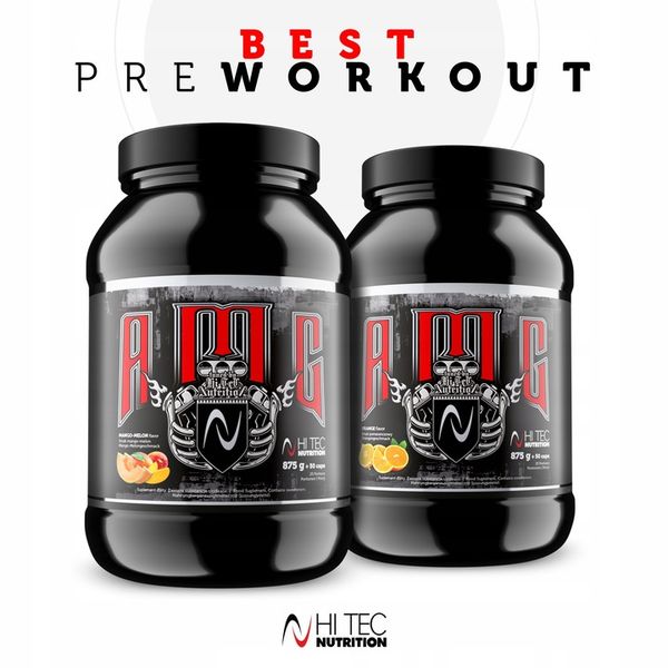 HI TEC AMG- 925 g PRZED TRENINGIEM STACK BOOSTER zdjęcie 2