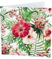 karnet kwadrat 15 x 15cm KWIATY AF 04