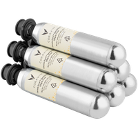 coravin pure sparkling, zestaw kapsułek z co2, 6 szt