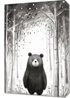 Obraz 40x60cm Ciekawski Miś