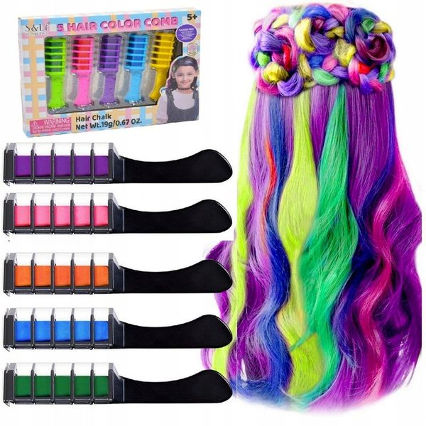 KREDA DO FARBOWANIA WŁOSÓW MALOWANIA Pasemka zdjęcie 1