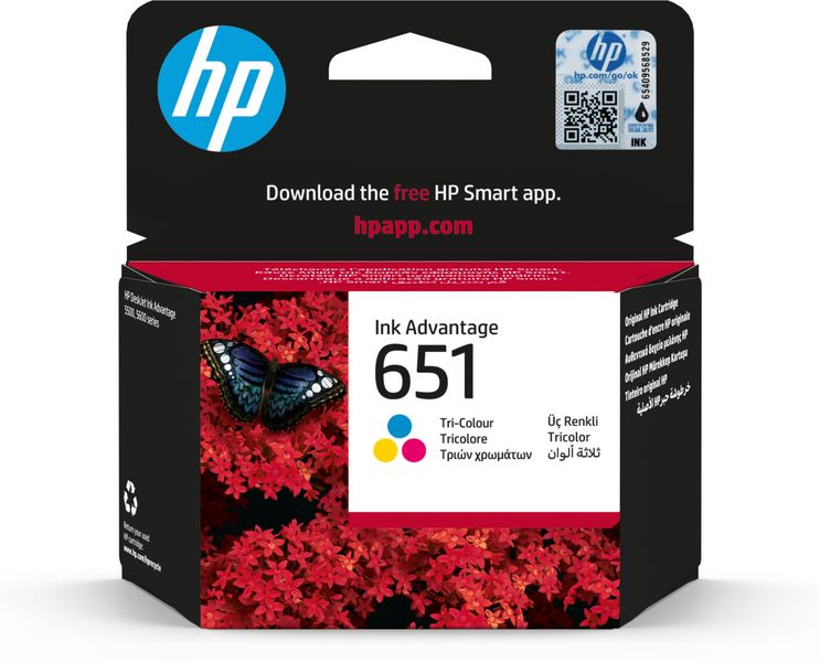 Tusz HP 651 Kolorowy C2P11AE zdjęcie 6
