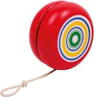 Gra zręcznościowa JOJO drewniane solidne czerwone