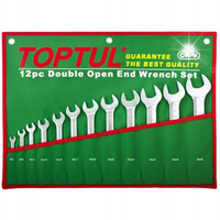 ZESTAW KLUCZY PŁASKICH DWUSTRONNYCH 6-32 MM 12 EL TOPTUL GAAA1206