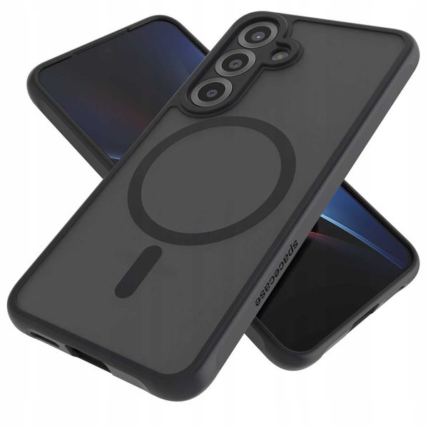 Spacecase Hybrid Mag Galaxy S25 Black zdjęcie 4