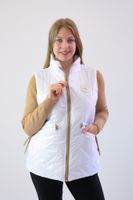 Krótka kamizelka Fashion Biała 50