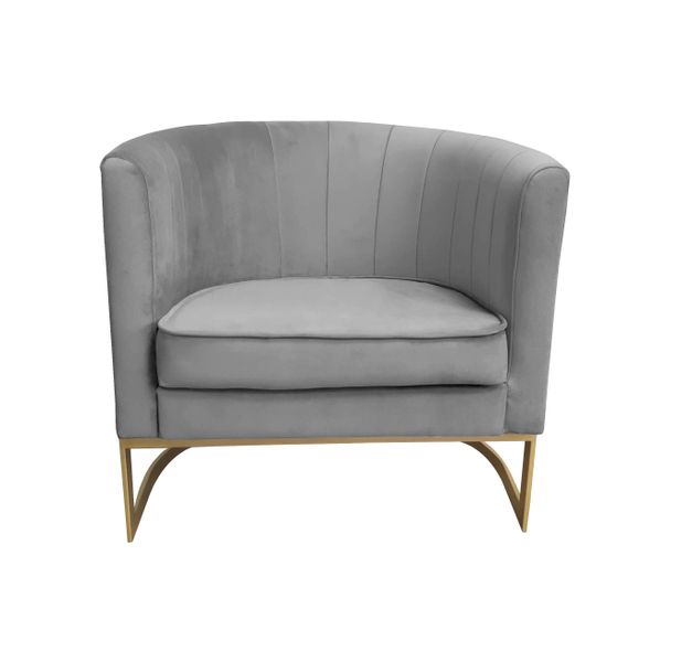 Fotel Glamour podstawa złota MG17 zdjęcie 3