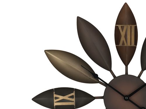 Zegar ścienny ø 55 cm brązowy BEINWIL na Arena.pl