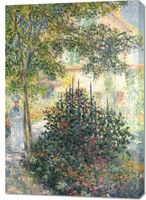 Obraz 70x100cm Camille Monet in the Garden, Monet Vintage