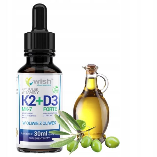 Witamina K2 MK-7 + D3 Forte w Kroplach 30ml zdjęcie 6