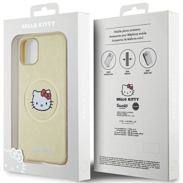 Etui Hello Kitty do iPhone 11, iPhone XR, Złoty, MagSafe zdjęcie 8