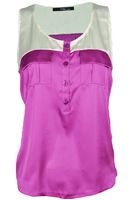 Bluzka Fuksja, Kremowa Góra - 42 / XL