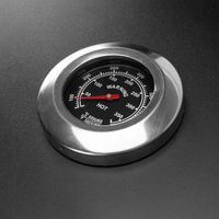 Grill Węglowy z Pokrywą Termometr Popielnik Wentylacja Ogrodowy Zamykany