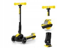 Led Scooter Magic Yellow Milly Mally hulajnoga składana dla dzieci koła