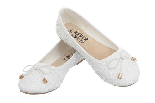 Baleriny dziewczęce białe - 31 na Arena.pl