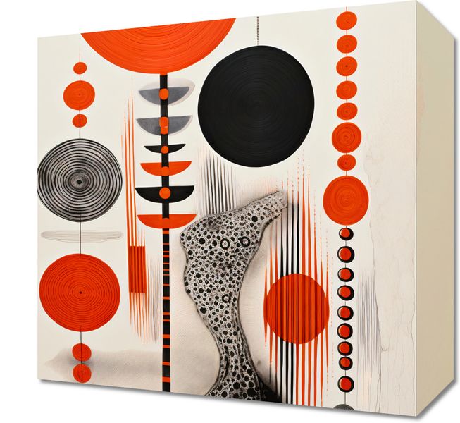 Obraz 30x30cm Kontrastowy Kosmos zdjęcie 1