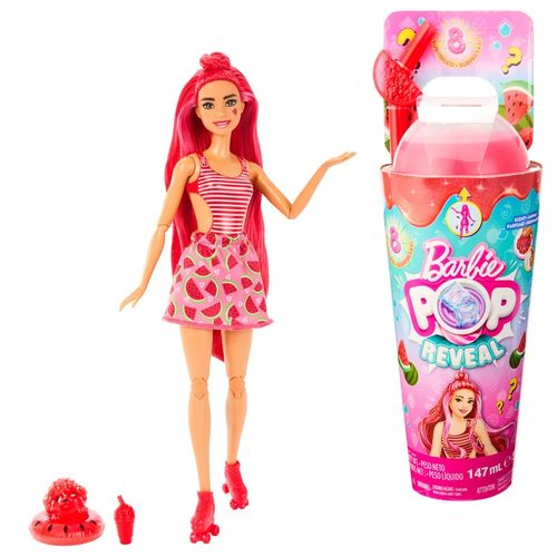 Barbie Pop Reveal Arbuz Lalka Seria Owocowy sok HNW40 na Arena.pl