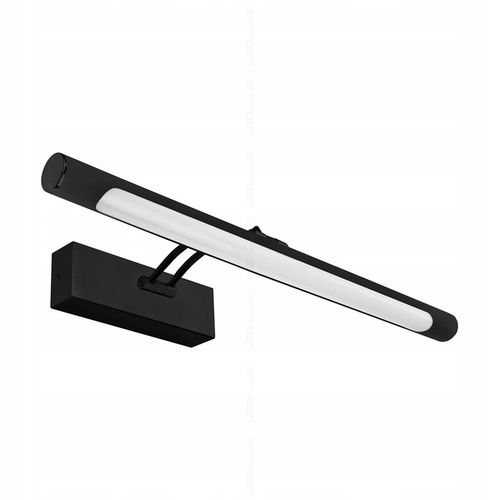 Kinkiet LED łazienkowy czarna lampa nad lustro 12W 40cm neutralna na Arena.pl