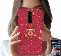 ETUI DO XIAOMI REDMI 9 - ŚWIĄTECZNY RENIFER MIKOŁAJ ŚWIĘTA +SZKŁO