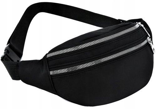 Wodoodporna Nerka Biodrówka saszetka na pas ramię  R44_Czarny na Arena.pl