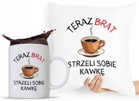 Zestaw Poduszka + Kubek Prezent Brata Braciszka Z Nadrukiem Ze Zdjęciem