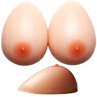 SZTUCZNE PIERSI SZTUCZNY BIUST Silikonowy Proteza 600 g Miseczka C Beżowy