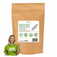 Białko grochu izolat roślinne dla wegan po treningu budowa masy mięśni 500g