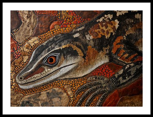 Plakat 55x40cm Oko Jaszczurki na Arena.pl