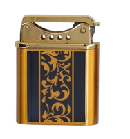 Zapalniczka Krzesiwowa w Opakowaniu na Prezent Czarno-Złoty Ornament